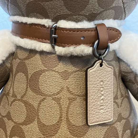 Coach Monogram Canvas Teddy Bear - Limited Edition - New York - Picture 8 of 12